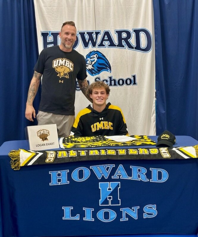 HoHSSoccer's tweet photo. Congratulations to Logan Ehart on his signing with UMBC! They are very lucky to be getting you as a player! Shout out to everyone who came and supported him today!! @UMBCAthletics @UMBCMensSoccer https://t.co/dplZwmUN1T