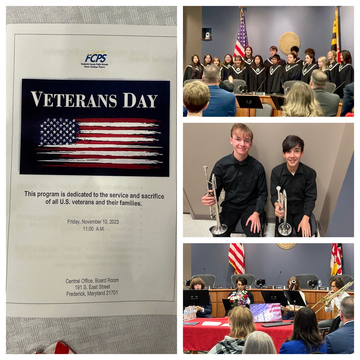 Kelly Kirby (@kirbyfcps) on Twitter photo Kudos to these awesome OHS musicians who performed at today’s Veterans Day celebration at the FCPS Central office. You guys sounded great! Kudos to these awesome OHS musicians who performed at today’s Veterans Day celebration at the FCPS Central office. You guys sounded great!