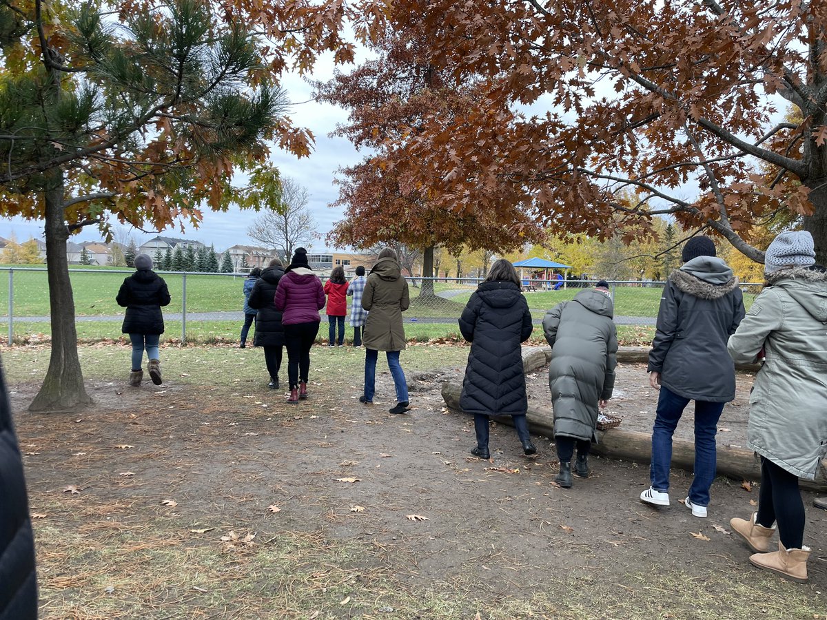 Amazing PD day today!! Loved having extra thought partners with <a href="/StMonicaOCSB/">St. Monica School</a>! So much collaboration with literacy, FSL and kinder! Started our day with an outdoor liturgy, great reflection time together. Thanks <a href="/MsCathrynWake/">Cathryn Wake</a> for getting our schools together!