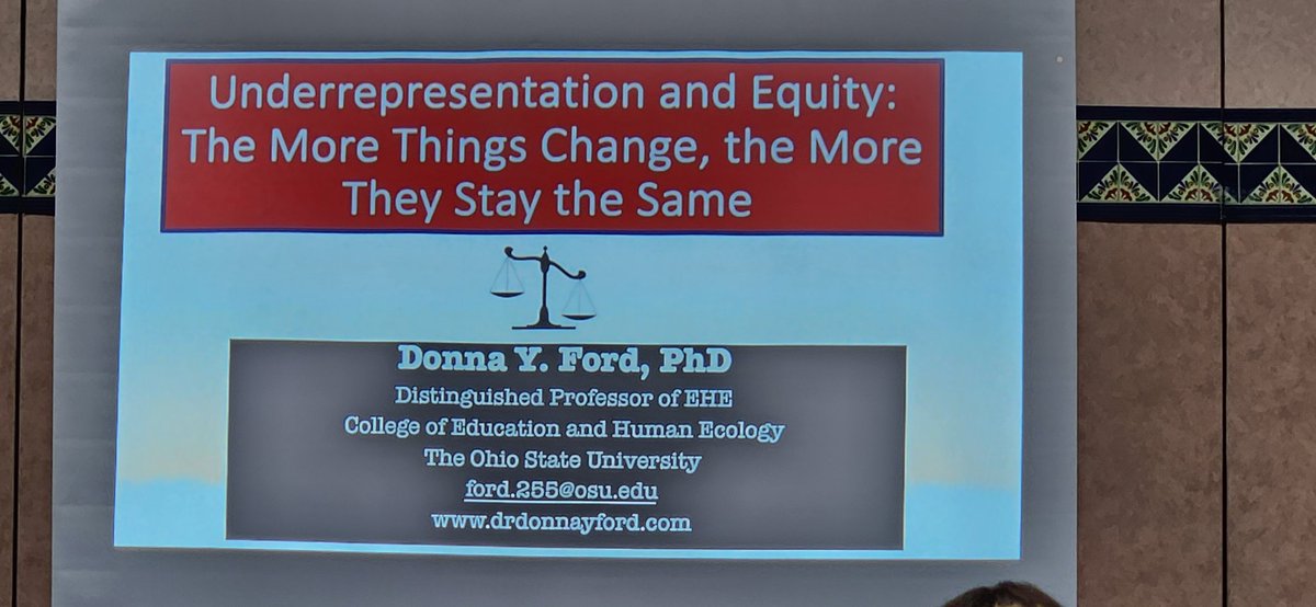 LarroqueTeach's tweet photo. Another fabulous presentation by @donnayford. We need to do better to bridge the gaps of inequality and underrepresentation of gifted and talented students who are minorities.
#knowmoredomore
#knowledgeispower
#nagc23 https://t.co/UmW8MaYcGy