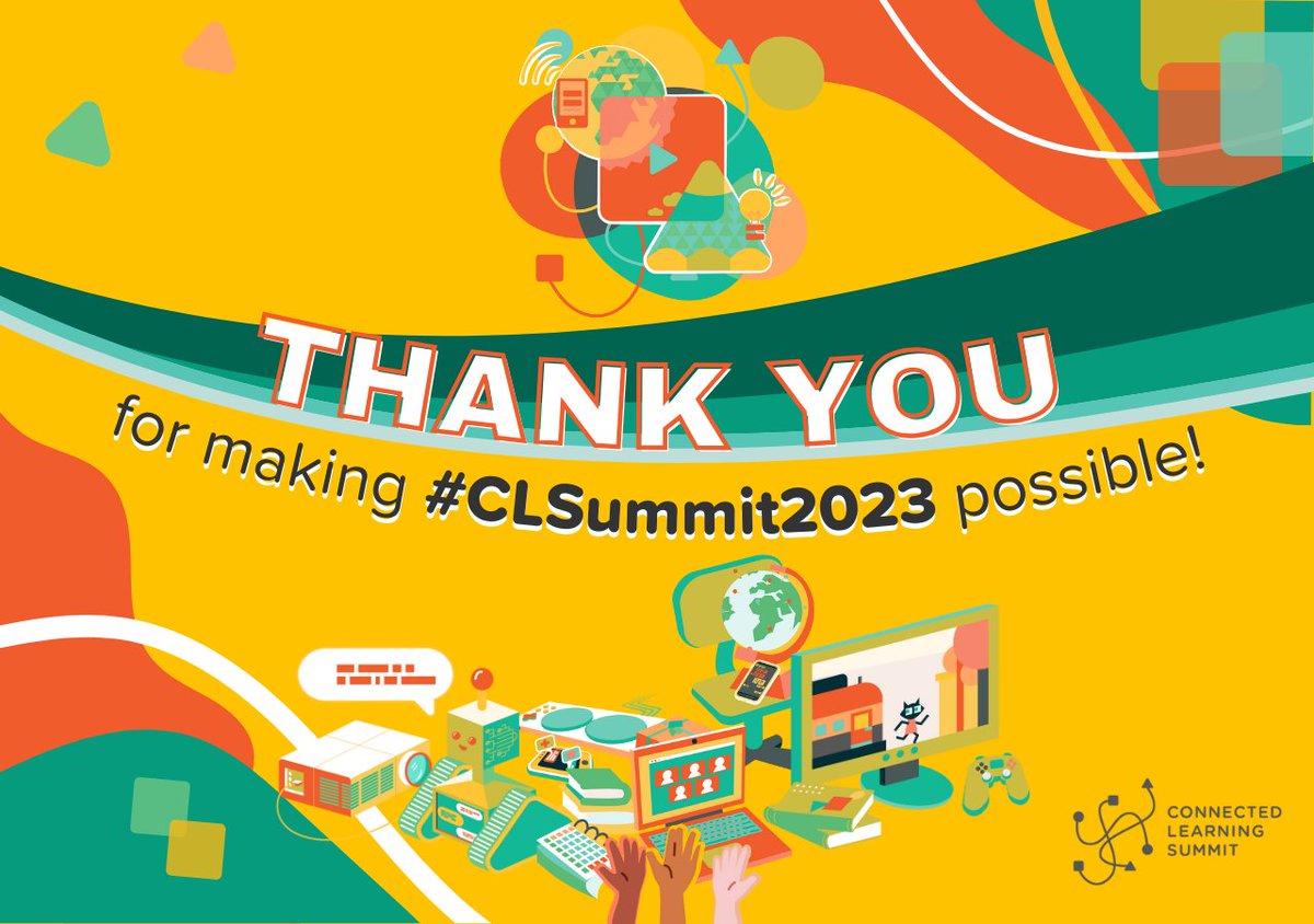 TheCLSummit's tweet image. 🎉It&apos;s post CLS and we&apos;d like to give a very big thank you to the #ConnectedLearning community and all #CLSummit2023 attendees!🎉

This is our third completely virtual summit and we’re thrilled with the success: 411 attendees, 4 meetups, 15 workshops, and 18 roundtables! 🧵[1/4]