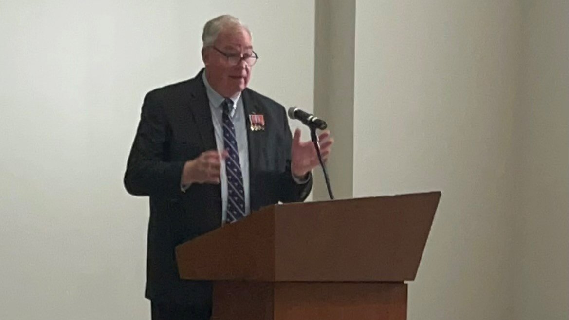 tridenttech's tweet image. Trident Tech honored all who serve at its annual Veterans Day Program Nov. 10. Rear Admiral Robert E. Besal (U.S. Navy retired) was guest speaker. Veteran students Kendra &quot;Ken&quot; Rivers, Ryan Warrick, Corey Connor and Zaquel Lawrence and the Hanahan Color Guard also participated.