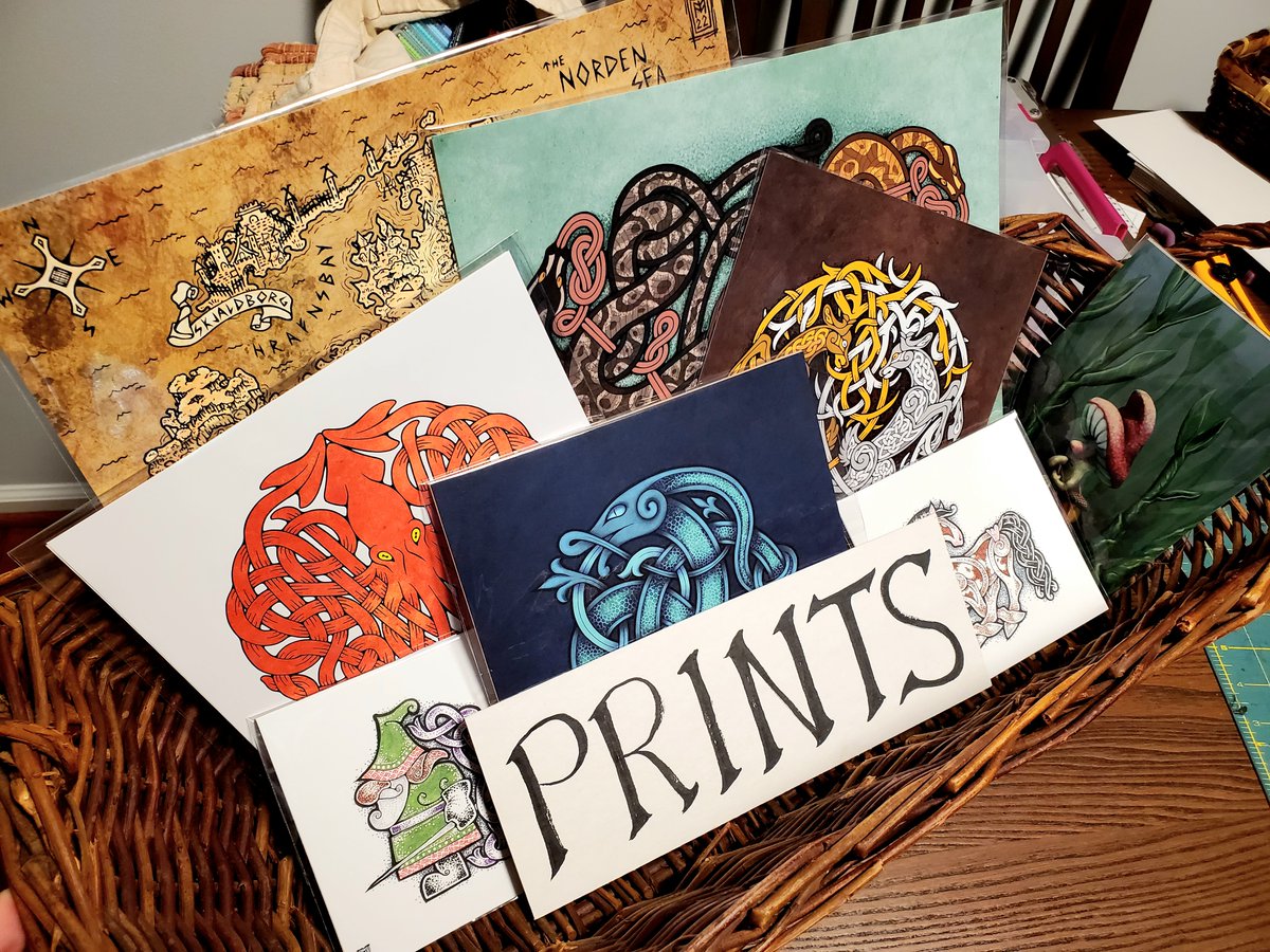 Art prints are now AVAILABLE in the shop! I'll be highlighting specific designs in future posts, but for now, check it out:

athousandrasps.com/prints.html