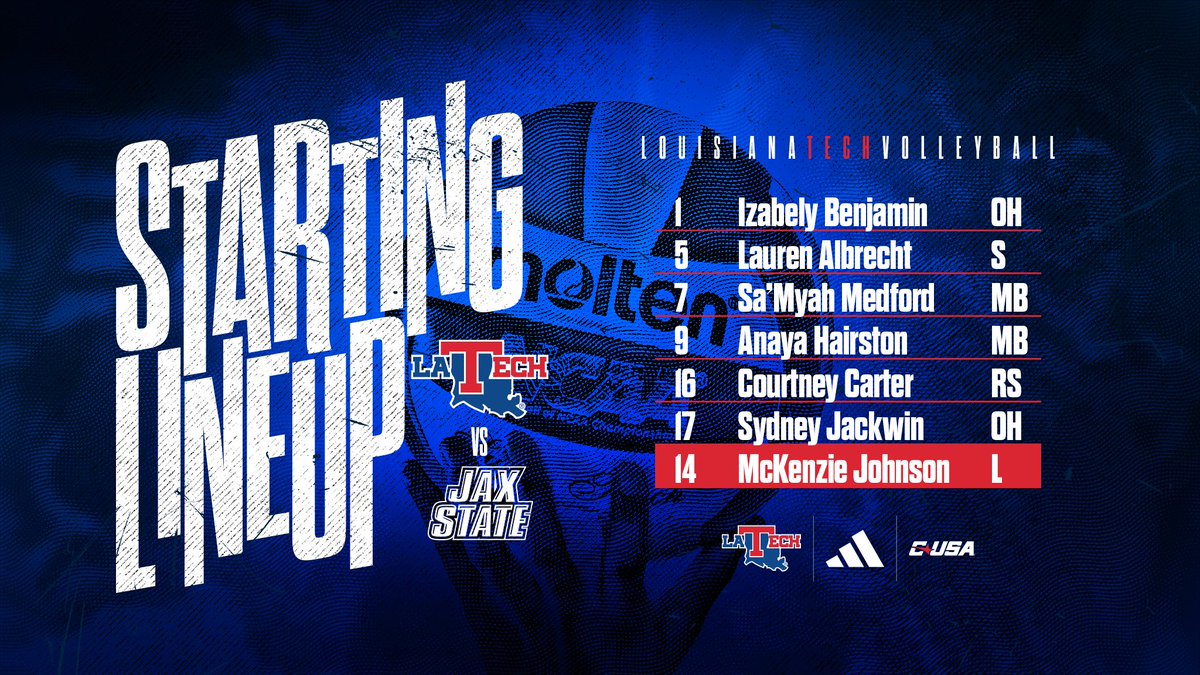 LA Tech Volleyball 🐶🏐 tweet media