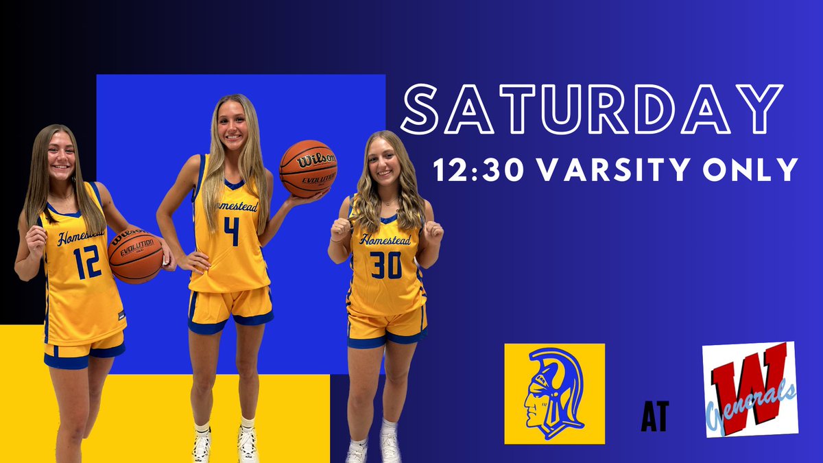 Homestead_Bball's tweet photo. Tomorrow 11/11 at Wayne high school. Varsity only tip is at 12:30. https://t.co/T4oLEPhFs4