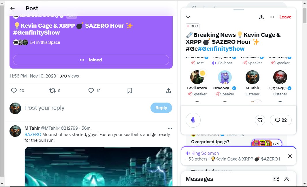 MTahir40212799's tweet photo. 👀⏳ Let me share this insightful Space Recording for those who missed the Livt Twitter Space. Some coolest stuff by some awesome $AZERO guys! 🔥
#AlephZero $AZERO #AZERO_ID #marmosetclub https://t.co/ubL7hFYozM
