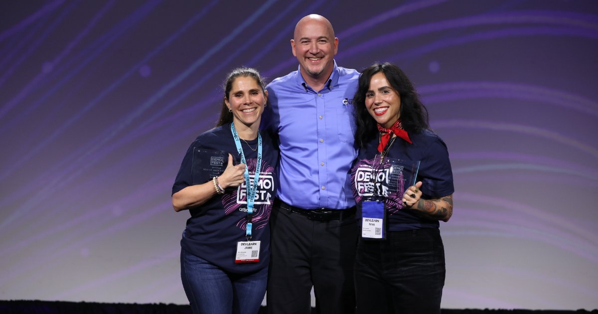 LearningGuild's tweet photo. Part 2 of our #DevLearn #DemoFest winners! 🙌 If you missed it or want to relive the event make sure to sign up to the Best of DemoFest Webinar on November 29! Sign up here: https://t.co/aUnycOBdM8 https://t.co/7WdOtmnoPw