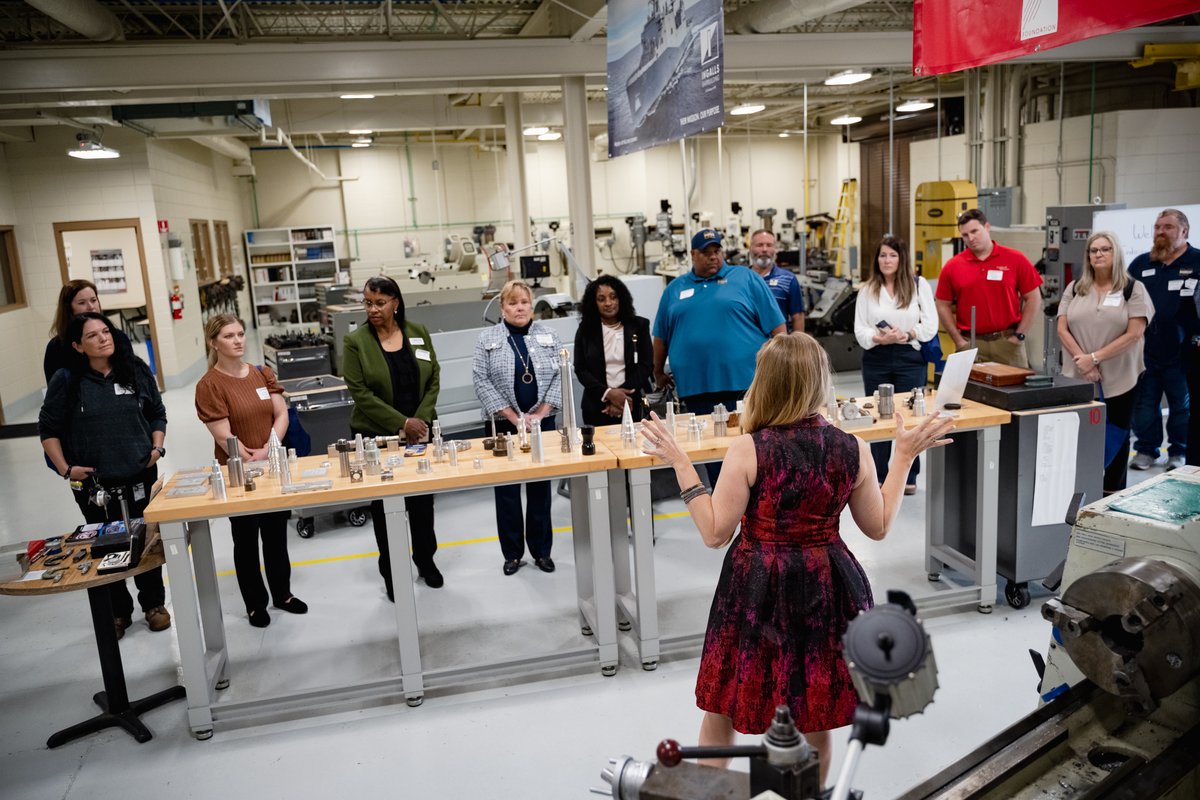 MGCCC's tweet photo. Great morning hosting the Workforce Summit!  We welcomed industry partners to discuss how we can help transform our workforce.  John McKay,  CEO of MS Manufacturers Assoc., spoke and signed a formal agreement with us to support our training of Mississippi's future workforce. https://t.co/weh1MwgwO7
