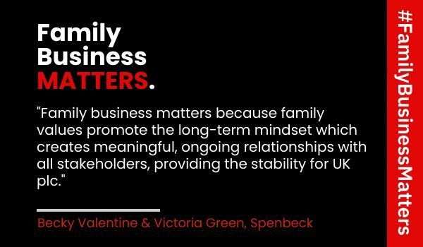 We know that #FamilyBusiness Matters.  Get  involved with our ongoing national campaign that highlights the importance of family firms to the UK economy. buff.ly/460Y27y 
@spenbeck1981 share why it matters to them.