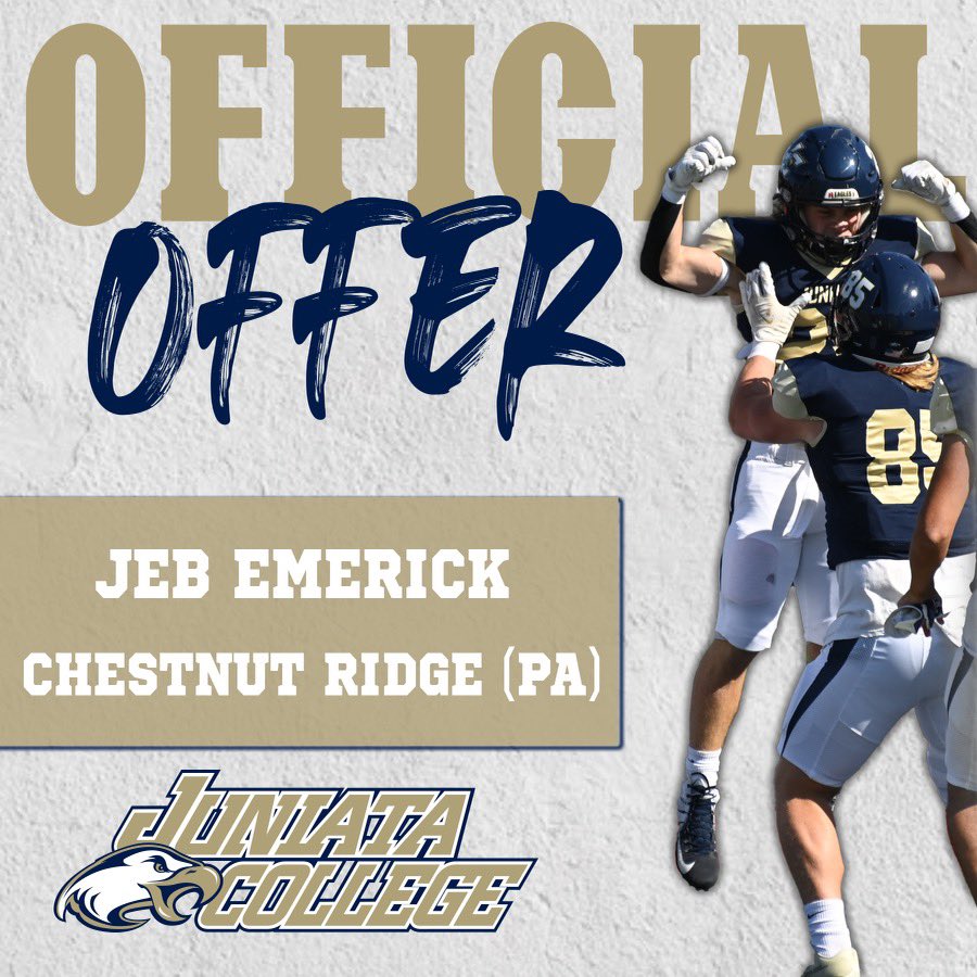 Blessed to announce that I have received my first official offer from <a href="/JuniataFootball/">Juniata College Football</a>