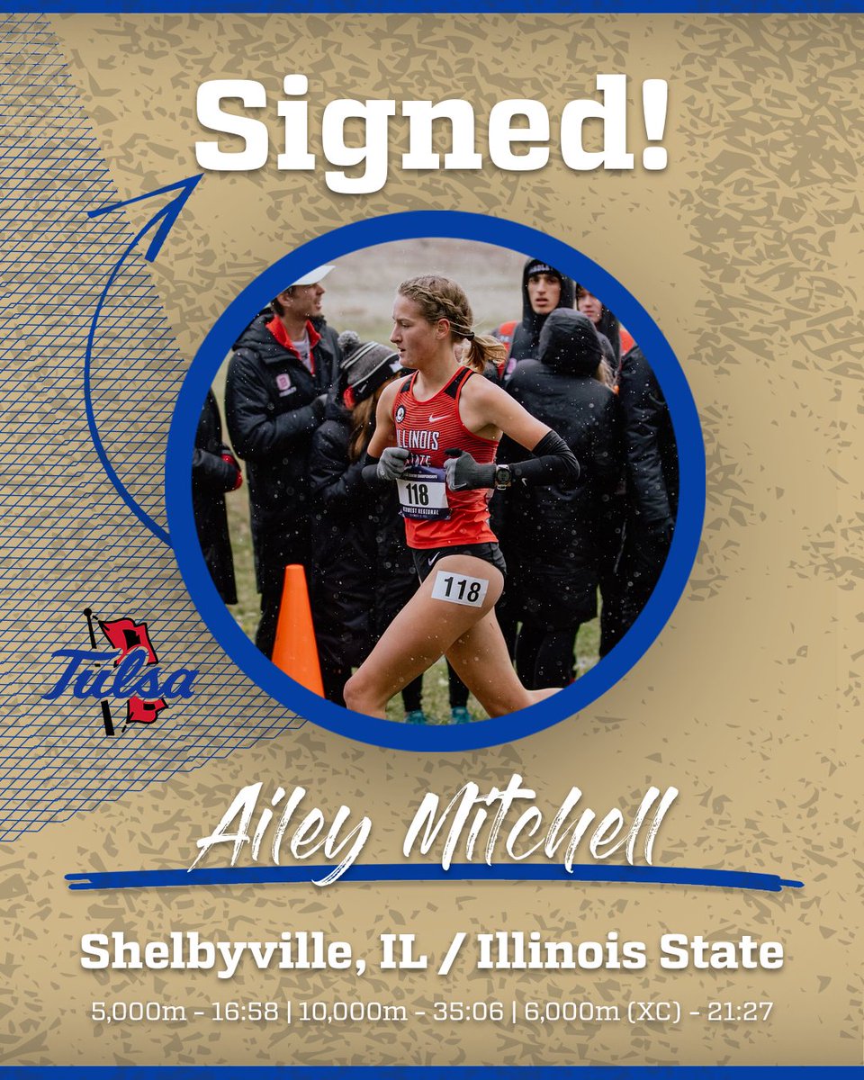 TulsaTrack's tweet photo. Pen to paper, welcome @ailey_mitchell! ✍️

#ReignCane x #NSD https://t.co/TcIIpkltDD