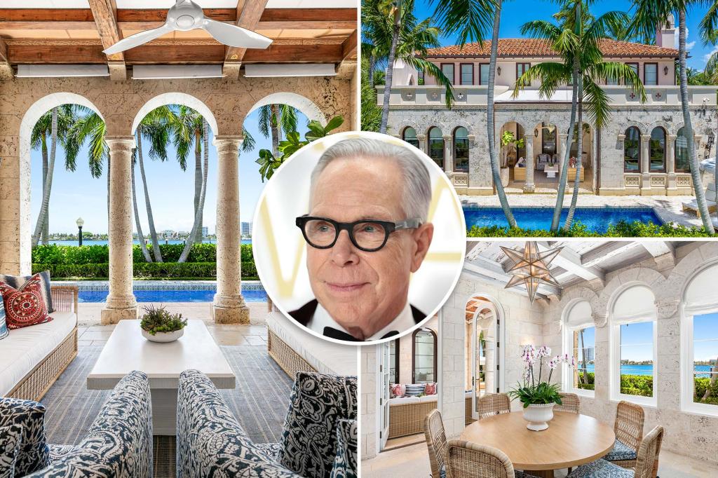 New York Post on X: Tommy Hilfiger re-lists Palm Beach mansion for $35.9M    / X