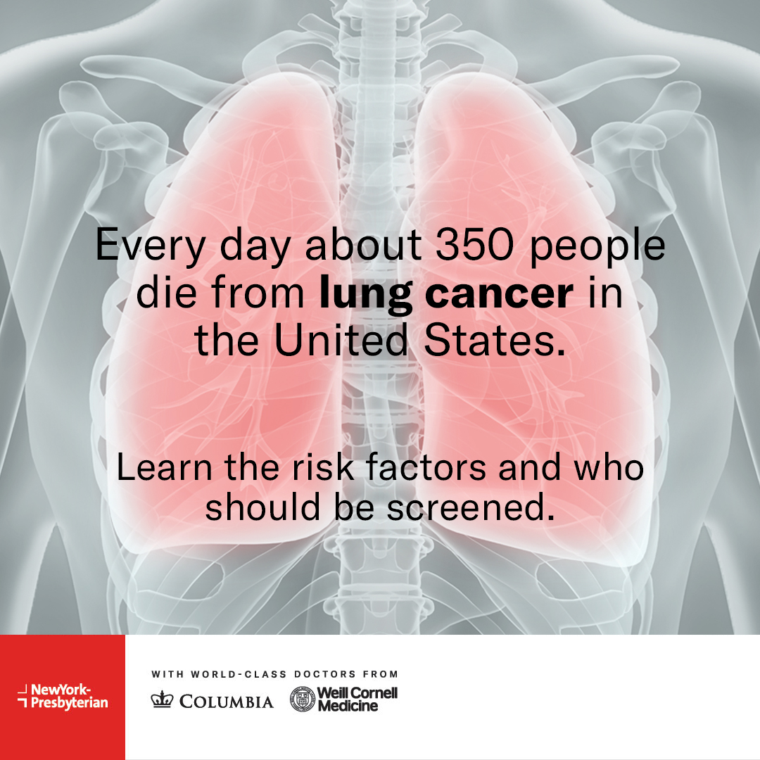 NewYork-Presbyterian (@nyphospital) on Twitter photo Lung cancer is responsible for 1 in 5 cancer deaths in the United States, according to <a href="/AmericanCancer/">American Cancer Society</a>. #NYPWeillCornellâs Dr. Bradley Pua (<a href="/bbpua/">Bradley Pua, MD FSIR</a>) explains current screening guidelines and who should get checked: nyphosp.co/3QShZsN <a href="/ColumbiaMed/">Columbia Medicine</a>, <a href="/WeillCornell/">Weill Cornell Medicine</a> Lung cancer is responsible for 1 in 5 cancer deaths in the United States, according to <a href="/AmericanCancer/">American Cancer Society</a>. #NYPWeillCornellâs Dr. Bradley Pua (<a href="/bbpua/">Bradley Pua, MD FSIR</a>) explains current screening guidelines and who should get checked: nyphosp.co/3QShZsN <a href="/ColumbiaMed/">Columbia Medicine</a>, <a href="/WeillCornell/">Weill Cornell Medicine</a>