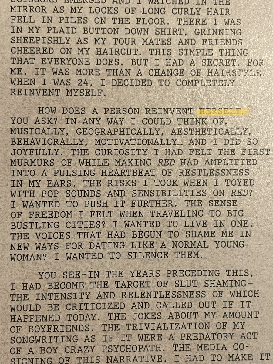 Michelle71589's tweet photo. @big_rep13 She quite recently in the 1989TV prologue referred to herself as HERSELF. And let’s not forget she wrote a whole poem for rep called why SHE disappeared…ever stop and think you might be the one making a huge assumption? https://t.co/EekzeIntxQ