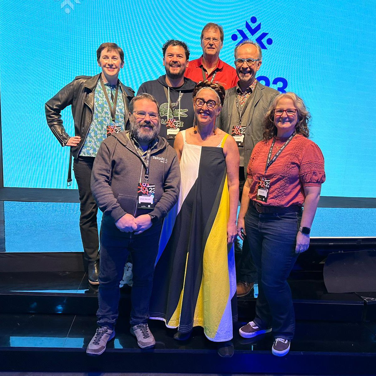 La foto oficial de Keynote Speakers de <a href="/ilaconf/">ILA</a> 
Happy to meet an awesome group of people.
Kudos for the content, the passion and the time together.
🚀🚀🚀🚀