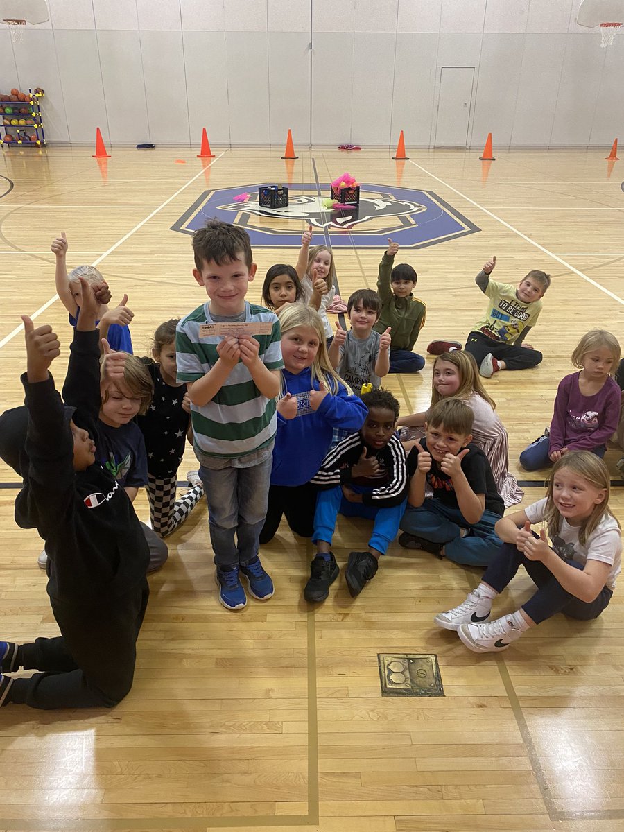 Caught for helping teach his teammate a tip on how to dribble more successfully & cheering him on during our dribbling lesson. 🏀#McKinleyStrongFriday #PositiveCulture