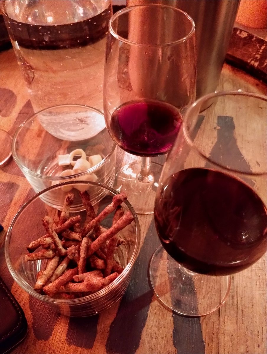 Very much enjoyed our wine and crisps tasting <a href="/vineyards_wine/">Vineyards Wine Shop</a>, highlights being twiglettes and beef hoolahoops!