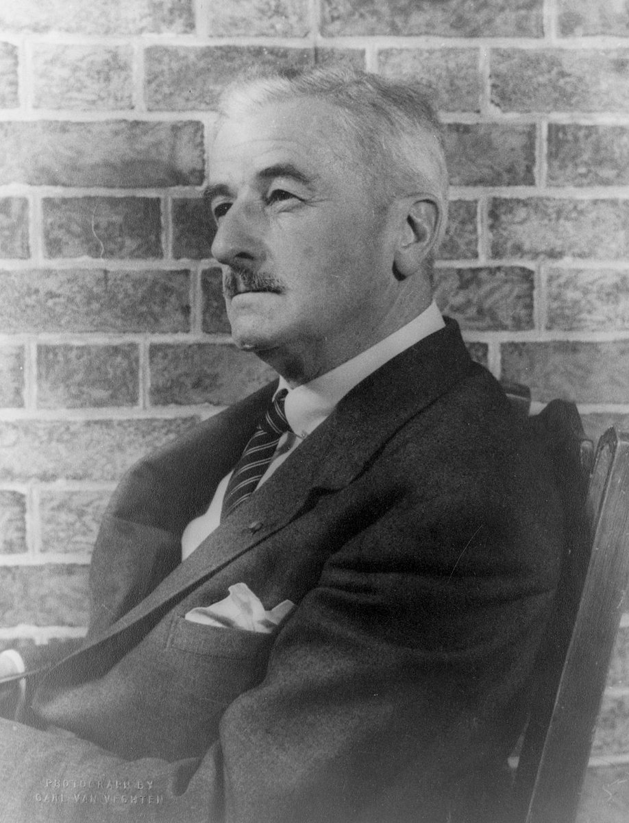 William Faulkner won the 1949 Nobel Prize #OTD for “his powerful and artistically unique contribution to the modern American novel.” In his acceptance speech, he said the award was not made to him as a man but rather to “a life’s work in the agony and sweat of the human spirit.”