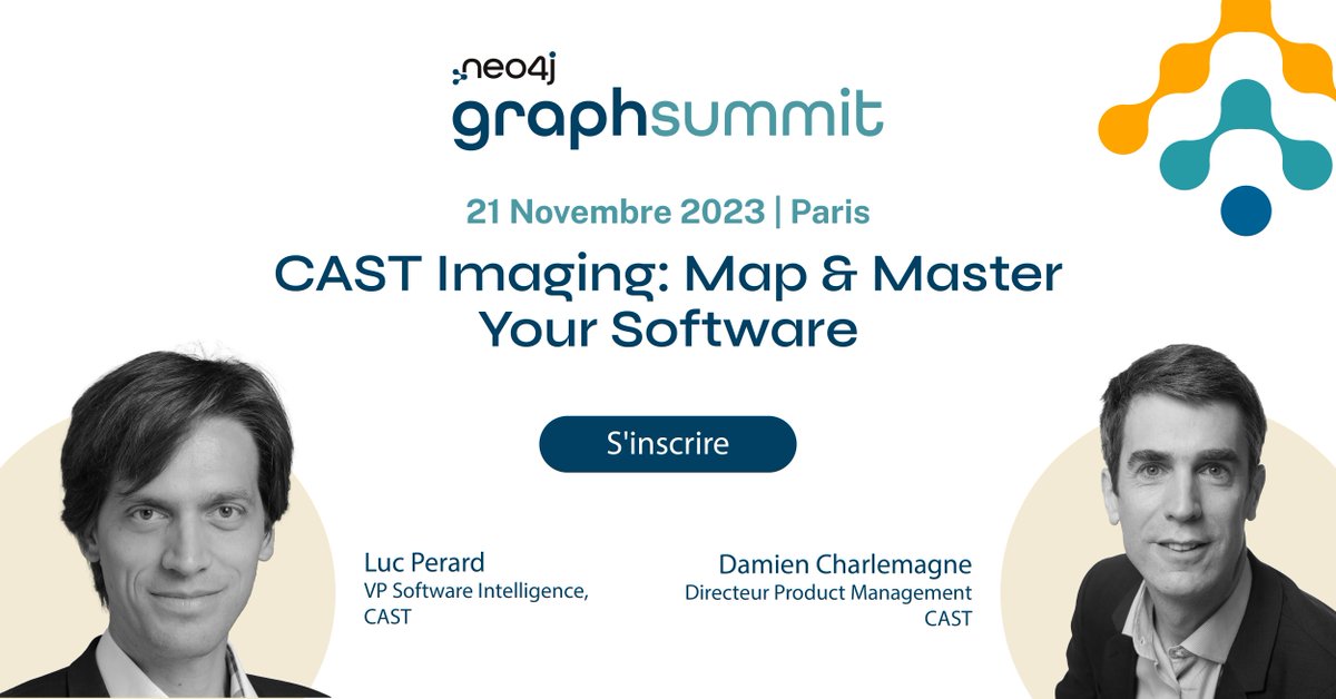 Neo4jFr's tweet image. #GraphSummit Paris se rapproche et on vous y attend ! 

Jetez un coup d&apos;œil à notre programme avec @CASTsoftware,  @SopraSteria ou encore notre équipe @BarrasaDV @rrrouyer et bien d&apos;autres encore ! 

neo4j.com/graphsummit/pa…
