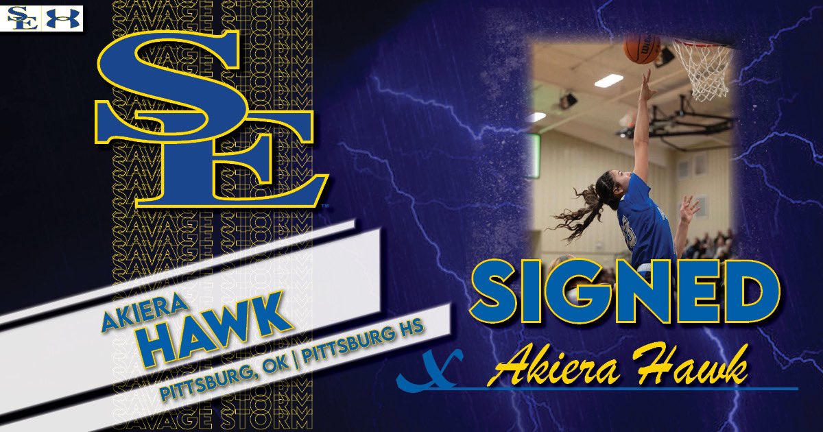 #SIGNED… 🖊️⚡️ Welcome to our SE family Akiera Hawk! #GoStorm #SENiyimmiTahali