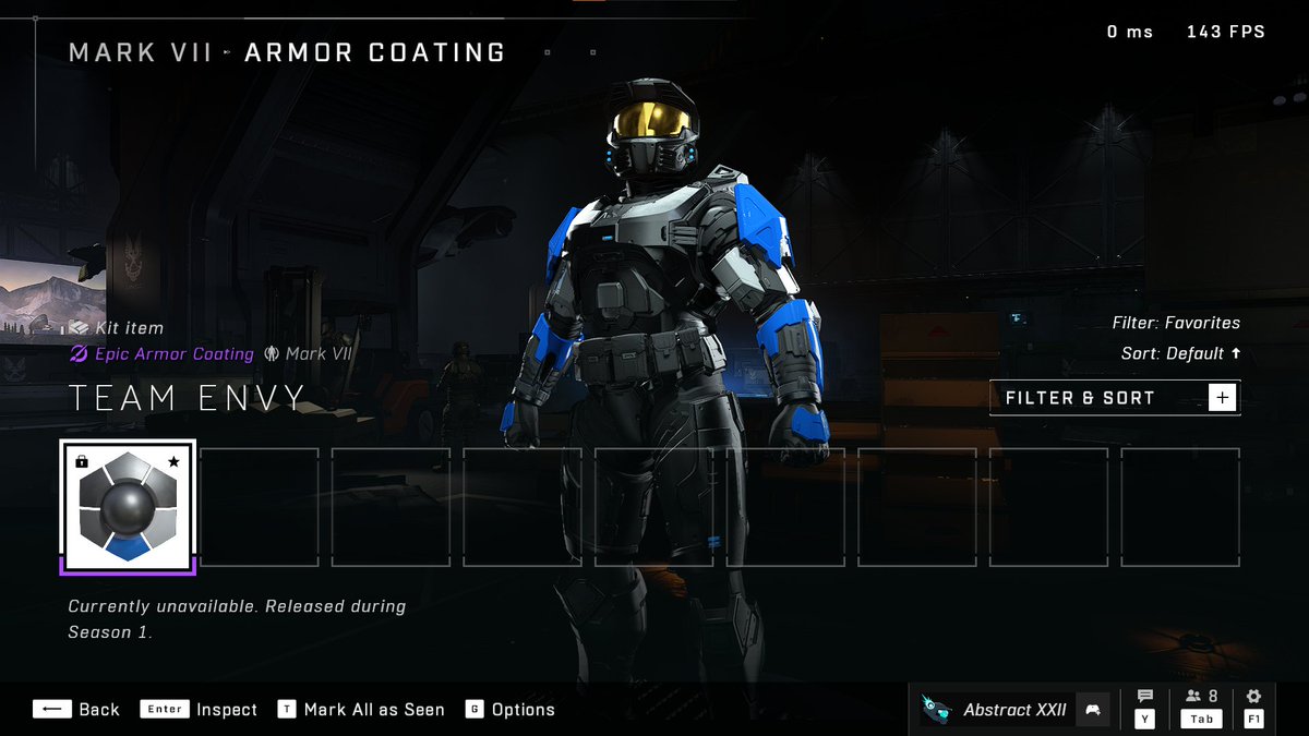 Abstract_XXII's tweet image. I have the kit why not the coating? Were they released separately? I don&apos;t remember the option to buy the coating instead of the kit. @Halo @HCS #HaloInfinite  #Halo #HCS