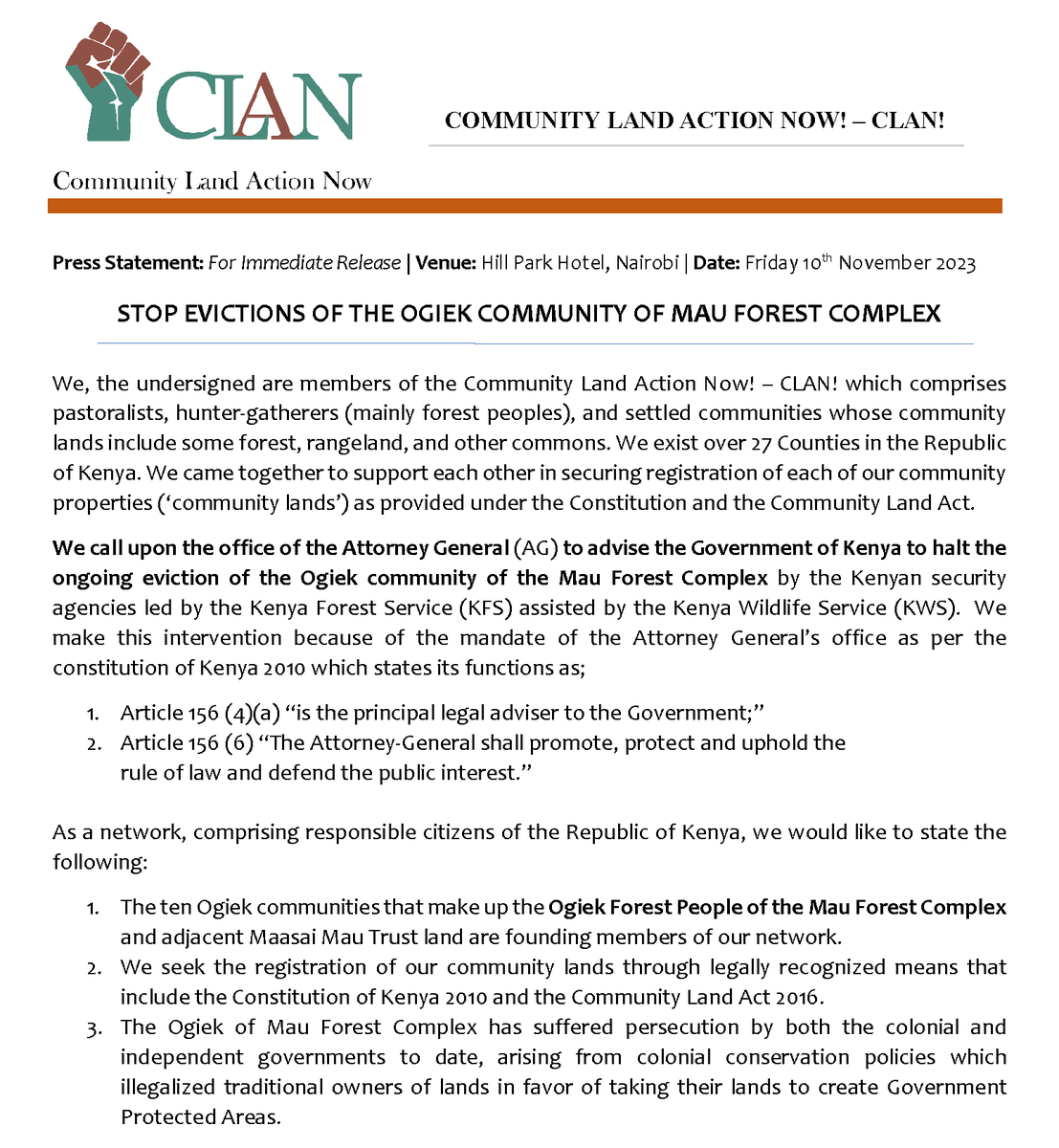 CLAN! Network Kenya tweet media