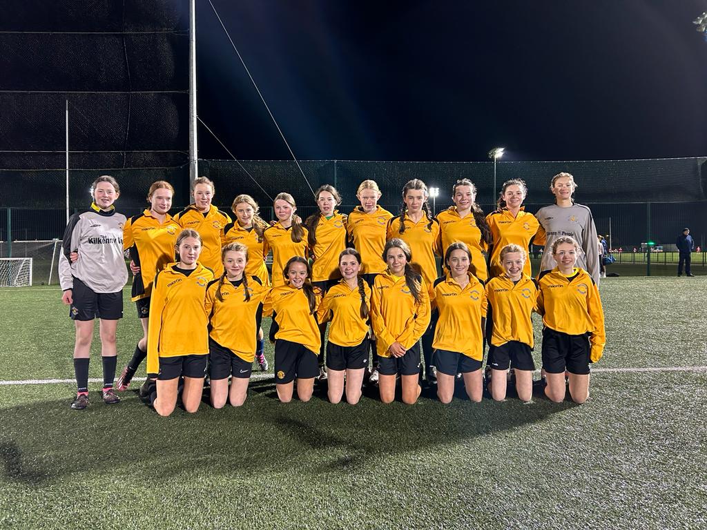 A 1-0 win for the Kilkenny U14 girls development squad in their opening league game against Waterford this evening. Robyn Corcoran with the all important goal. Well done players and coaches 👏
