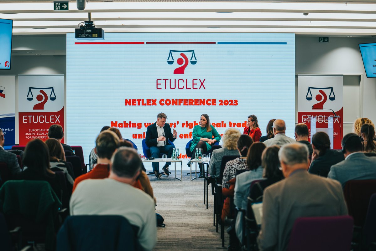 miroslavhajnos's tweet image. 🇪🇺 What an incredible journey it&apos;s been at the #NETLEX conference in #Bratislava 🇸🇰 Delving deep into the complexities of enforcing workers&apos; rights today.

📅Over the past two days, we&apos;ve thoroughly examined how #EU legislation safeguards workers&apos; rights. Tackling issues like…