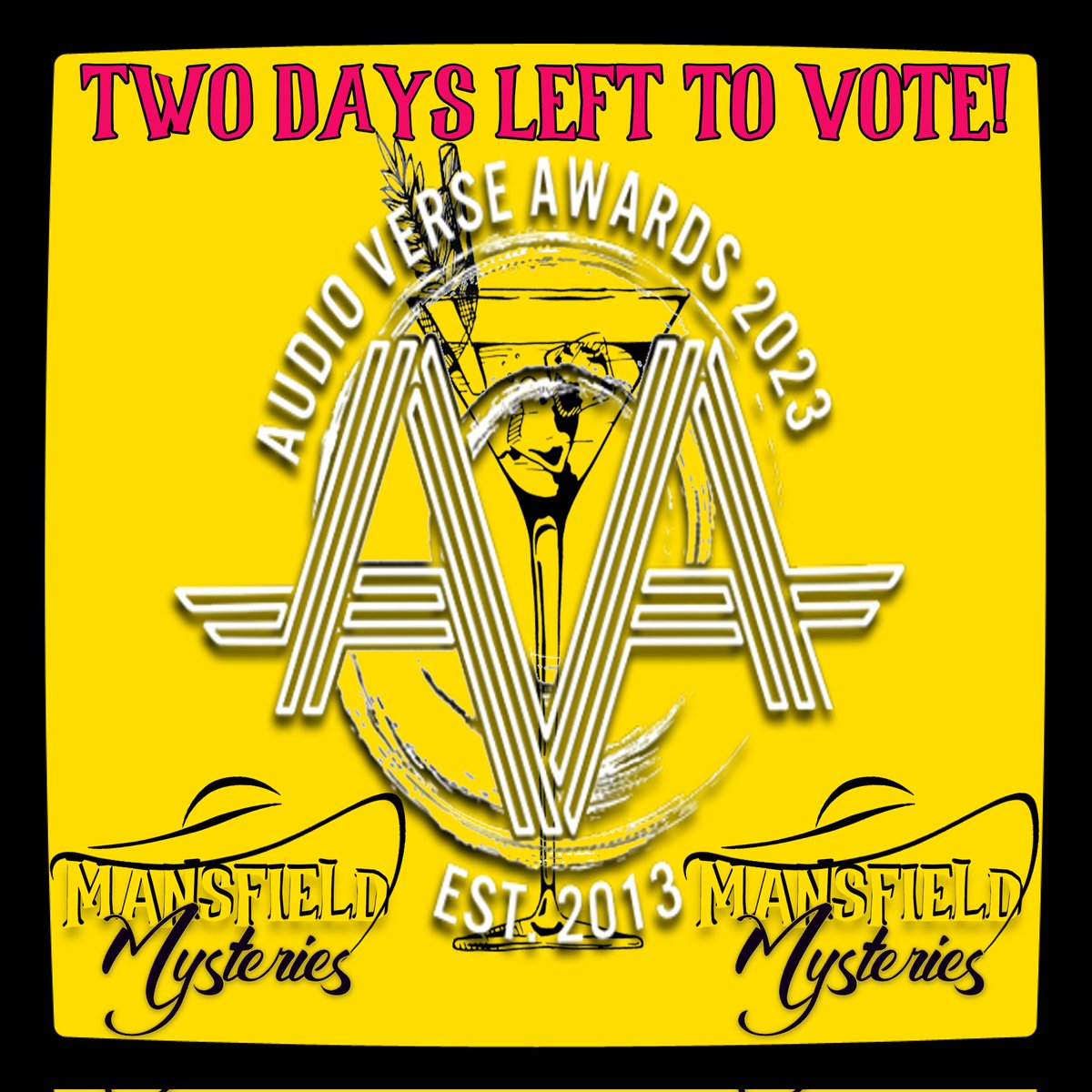 Mansfield Mysteries (@mansfieldmyst00) on Twitter photo Only two days left to vote for your favorite podcasts! We'd love a #1 vote, but don't forget these other wonderful shows (some may not be in the contest, but listen anyway)!
<a href="/Gtsus_Pod/">Gather The Suspects</a>, <a href="/224BBaker/">Fawx & Stallion 🔎</a> , <a href="/bastard_podcast/">Dear Bastard!📨</a>, @coach, <a href="/ReginaPrime/">Regina Prime</a> , <a href="/DesertSkiesPod/">Desert Skies</a> , <a href="/DeathbyDyingPod/">Death By Dying Podcast</a> Only two days left to vote for your favorite podcasts! We'd love a #1 vote, but don't forget these other wonderful shows (some may not be in the contest, but listen anyway)!
<a href="/Gtsus_Pod/">Gather The Suspects</a>, <a href="/224BBaker/">Fawx & Stallion 🔎</a> , <a href="/bastard_podcast/">Dear Bastard!📨</a>, @coach, <a href="/ReginaPrime/">Regina Prime</a> , <a href="/DesertSkiesPod/">Desert Skies</a> , <a href="/DeathbyDyingPod/">Death By Dying Podcast</a>