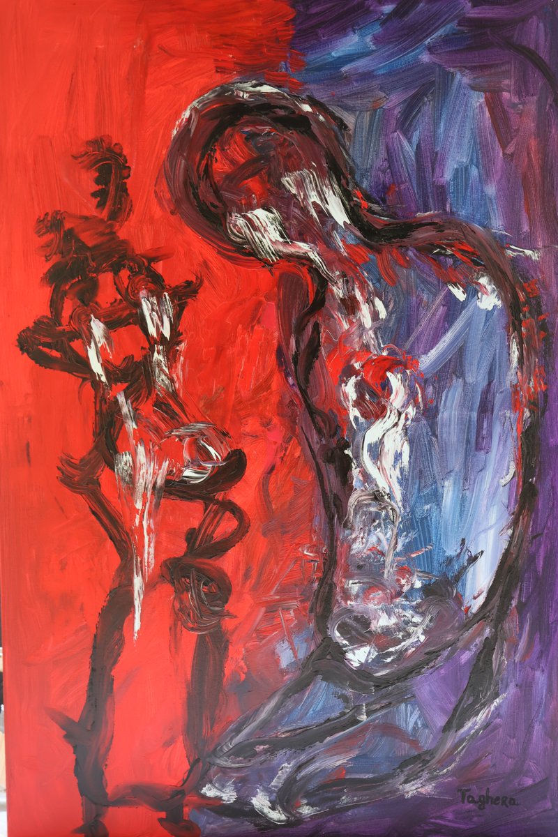 Taghera1's tweet photo. Amore malato su tela
oil on canvas
90x60cm
2023
#Taghera #art #painting #news #world #USA #Europe #UAE #AsiaArtistAwards #asianpaints https://t.co/mqblQ5FFVC