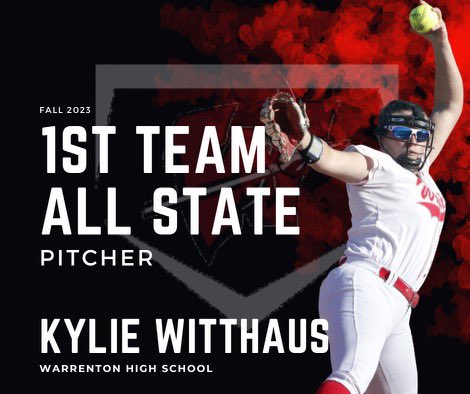 Kylie Witthaus, she did it again! A very decorated student athlete over the past 4 years! Can’t wait to see what she does at the next level! One of Missouri’s top strikeout pitchers! <a href="/KylieWitthaus/">Kylie Witthaus</a> @Stlchaos04 <a href="/ADWarrenton/">Warrenton Activities</a> <a href="/wcrnews/">Warren County Record</a>