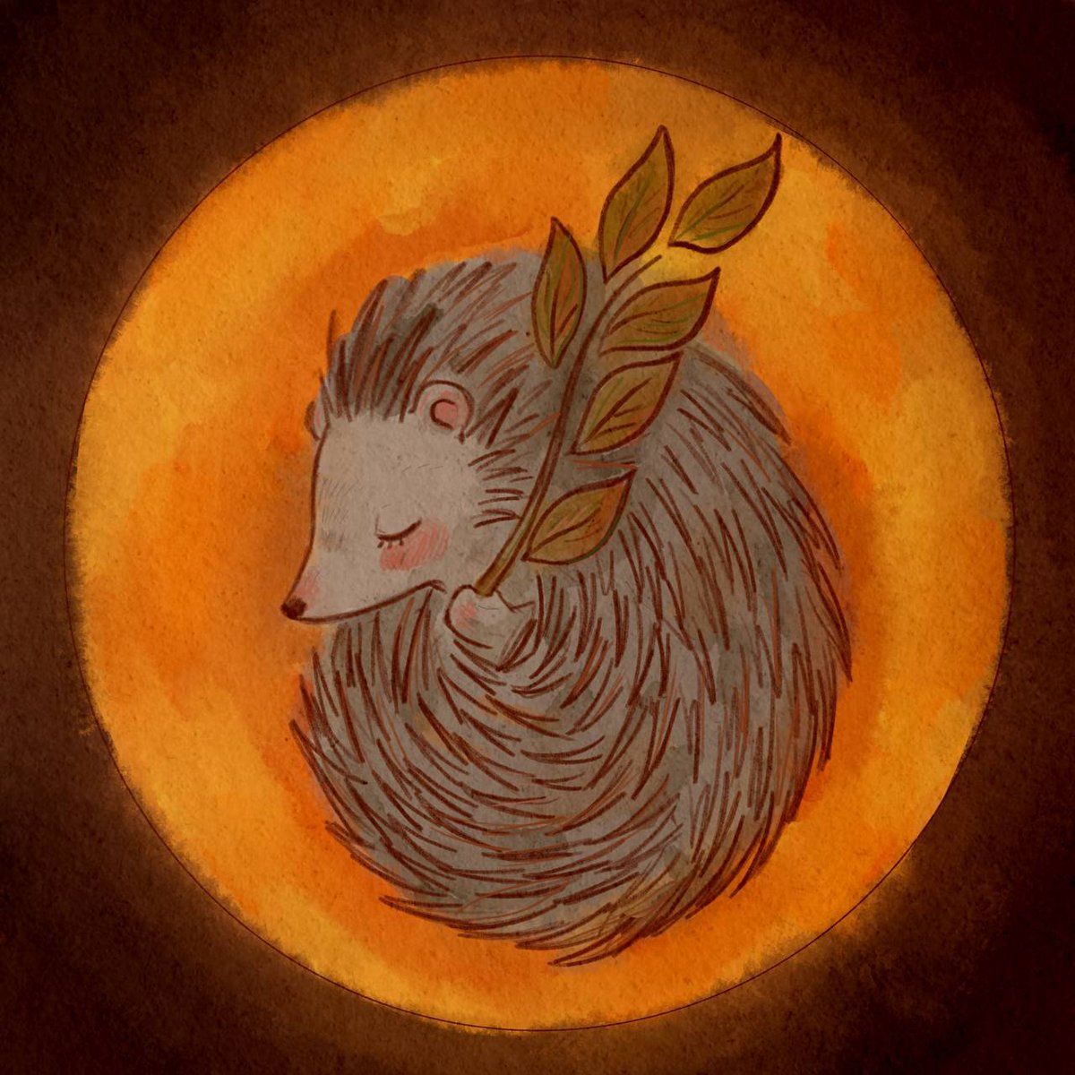 VetaJaneva's tweet photo. @timbudgen autumn hedgehog 🦔 https://t.co/igaNdN89Xy