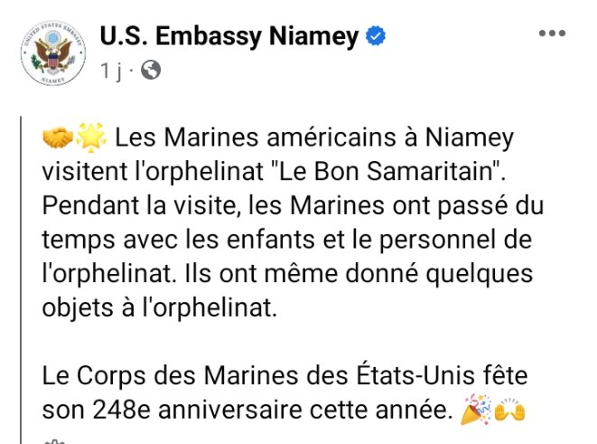 Moctaride1's tweet photo. @GoetzingerG @HassoumiMassou1 Pendant ce temps les alliés continuent leurs partenariat avec les autorités qui occupent actuellement les bureaux de Niamey... https://t.co/8WMo8ChAfa