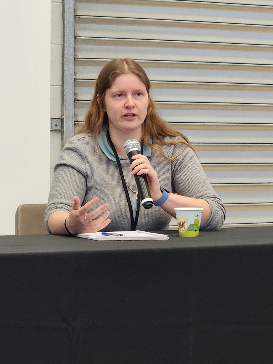 Dr Lauren Vinnell from <a href="/MasseyUni/">Massey University</a> <a href="/NZJCDR/">JCDR</a> speaking on some of the psychological impacts of natural hazards during EarthFest 2023 panel discussion on Natural Hazards and Us: what, where and how to prepare