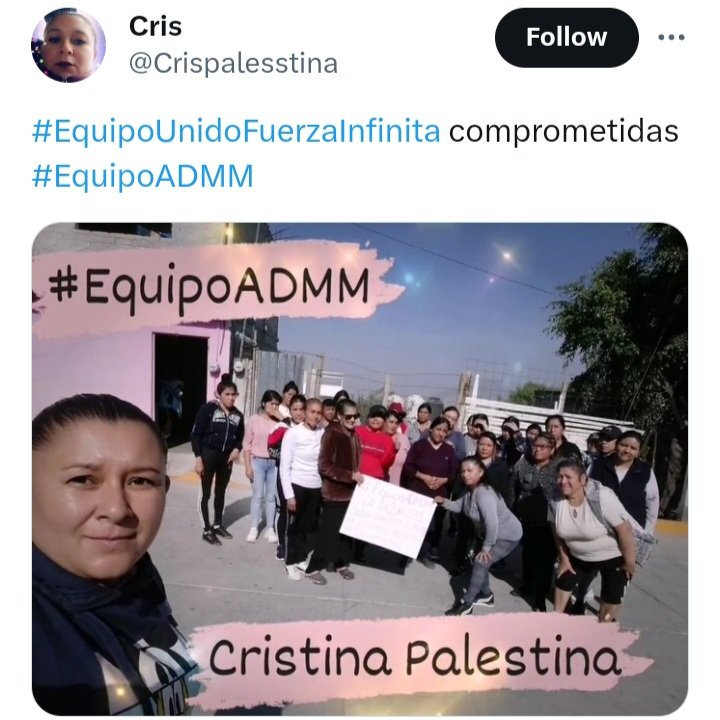 #EquipoUnidoFuerzaInfinita 
#EquipoADMM unidas se fortalece más el equipo👊🫶