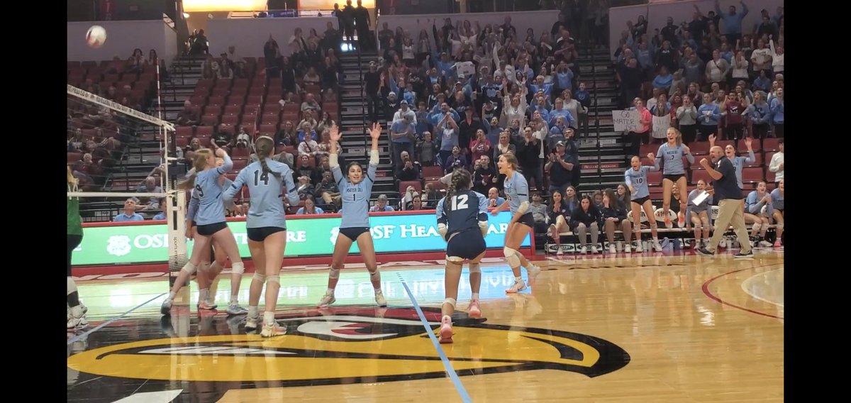 Congratulations to the Mater Dei Volleyball ladies and coaches on advancing to the Class 2A State Championship. They will play top ranked IC Catholic tomorrow