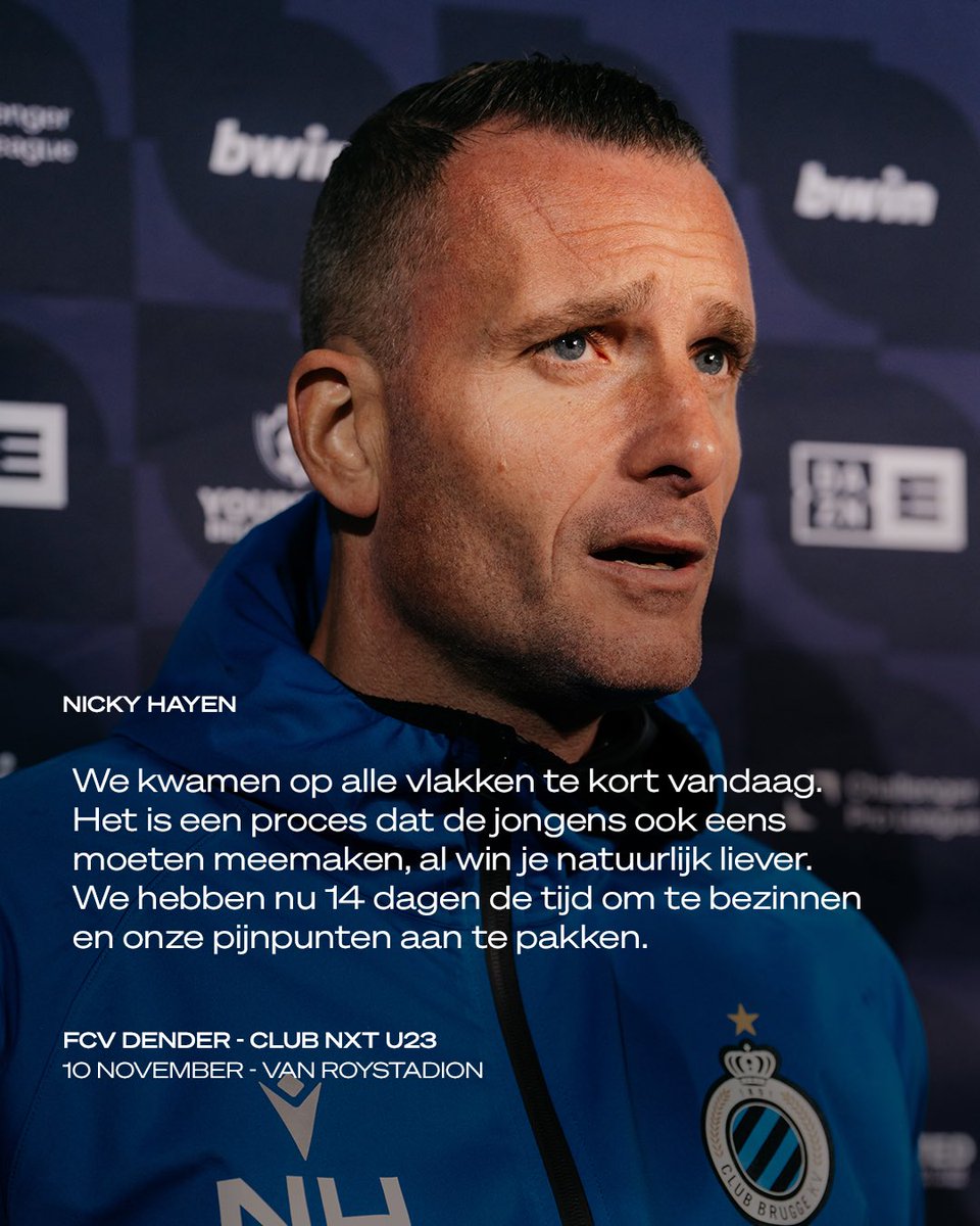 ClubNxt's tweet photo. Our coach about #DENNXT 🎙️ https://t.co/gsWta6pMMw