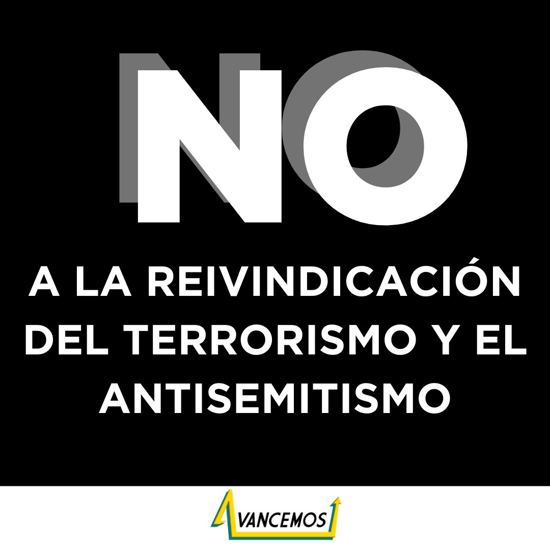 🔴CONDENAMOS A HAMÁS. REPUDIAMOS LA REIVINDICACIÓN DEL TERRORISMO Y EL ANTISEMITISMO

🇮🇱🇦🇷Luego de dedicarse a ARRANCAR los carteles pidiendo la liberación de los secuestrados por Hamás, entre ellos MÁS DE 20 ARGENTINOS, (…)