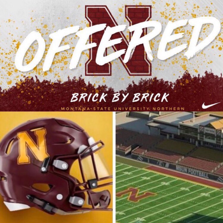 #AG2G Extremely blessed to have received an offer to continue my athletic and education career at Montana State University Northern! <a href="/coach_maiuri/">Coach marc maiuri</a> <a href="/MSUNLightsFB/">Northern Lights Football</a> <a href="/BrandonHuffman/">Brandon Huffman</a>