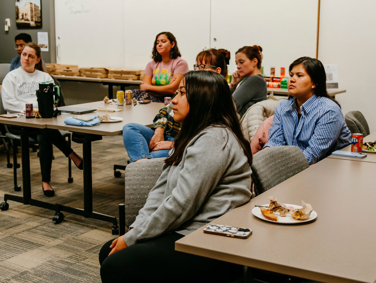 MizzouEducation's tweet image. Today's lunch and learn panel discussion included faculty, staff and students who shared their journeys as first-generation students. Topics covered essential resources, self-advocacy, and pathways to education. #mizzou #firstgenmizzou