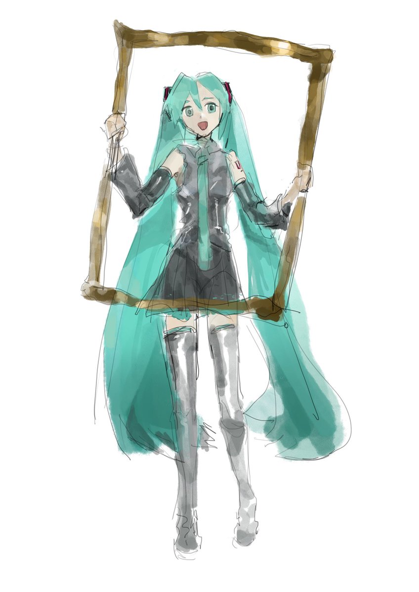 answer16d's tweet photo. 初音ミク https://t.co/Q96e3v50c4