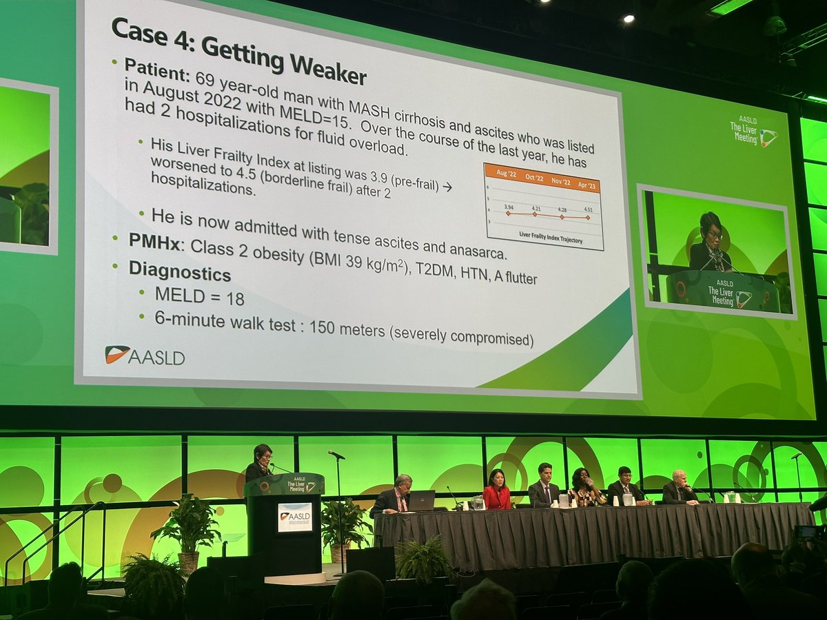 The #Frailty 🥊 is happening! @JenLai vs @YucaSpice Should we prioritize frail patients for LT? Amazing talks! @ggarciatsao