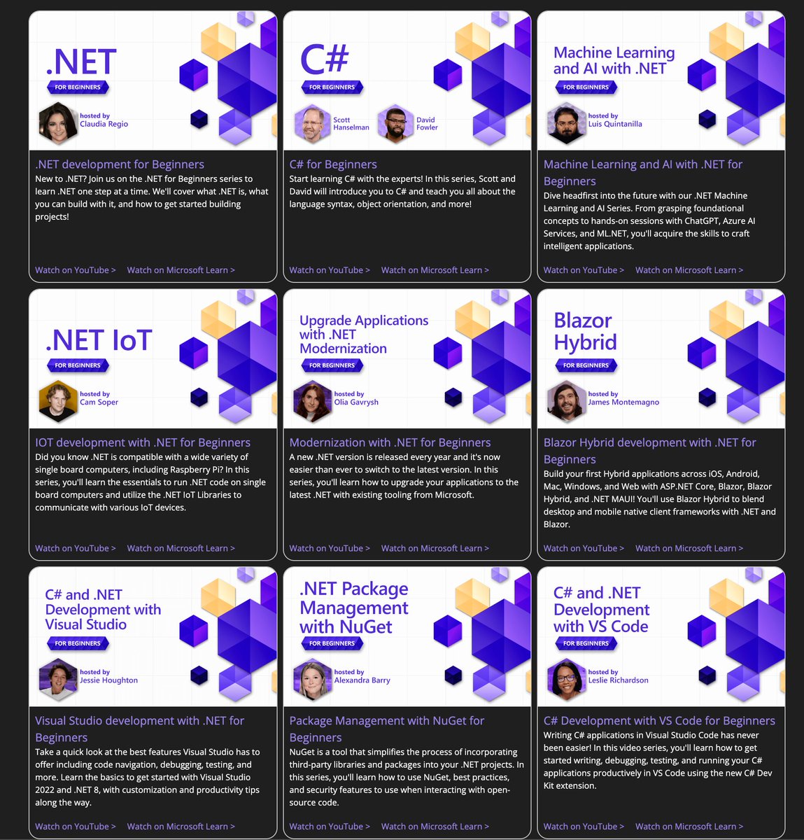 ALL NEW dot.net/videos