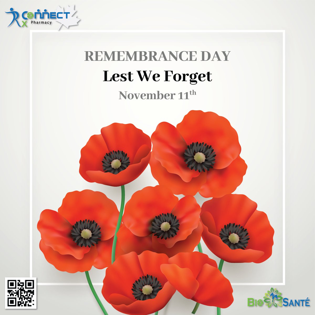 Honoring the brave souls who sacrificed for our freedom. 🌺 Today, we remember and thank those who served. Lest we forget.

#RemembranceDay  #RxConnect #specialtypharmacy #LestWeNeverForget #LestWeForget2023  #pharmacy  #RxConnectSpecialtyPharmacy #RxConnectCares #November11