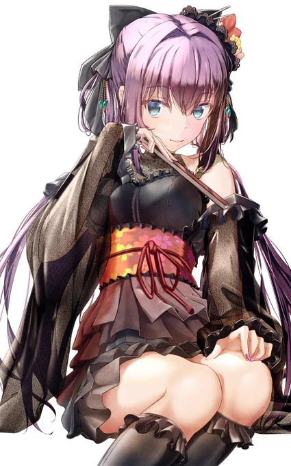 #リツキあーと和ゴス風プリンセスた、たぶんそういう系統だと思います 
