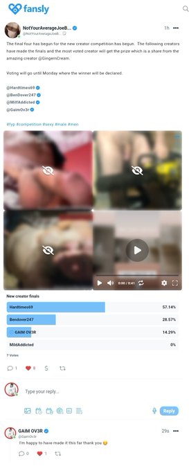 ITS THE FINALS!! #contest #fyp #bbc #black #male #fanlsy #adult #onlyfans #xxx #sexy #gay #lgbtq I need<a href="/tag/contest"class="tags">#contest</a><a href="/tag/fyp"class="tags">#fyp</a><a href="/tag/bbc"class="tags">#bbc</a><a href="/tag/black"class="tags">#black</a><a href="/tag/male"class="tags">#male</a><a href="/tag/sexy"class="tags"><span>#sexy</span></a><a href="/tag/gay"class="tags"><span>#gay</span></a><a href="/tag/adult"class="tags"><span>#adult</span></a><a href="/tag/xxx"class="tags"><span>#xxx</span></a><a href="/tag/lgbtq"class="tags"><span>#lgbtq</span></a><a href="/tag/onlyfans"class="tags"><span>#onlyfans</span></a><a href="/tag/fanl"class="tags"><span>#fanl</span></a>