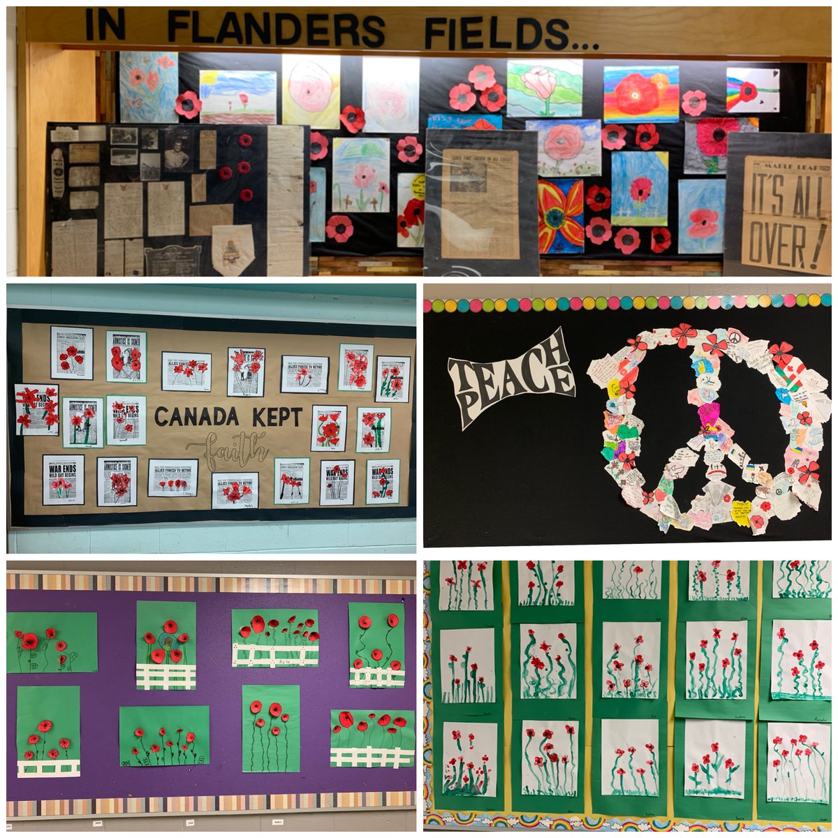 We are so proud of the work our students have been doing learning about Remembrance Day, peace and justice.  #mmorocks <a href="/SMCDSB/">Simcoe Muskoka Catholic District School Board</a>