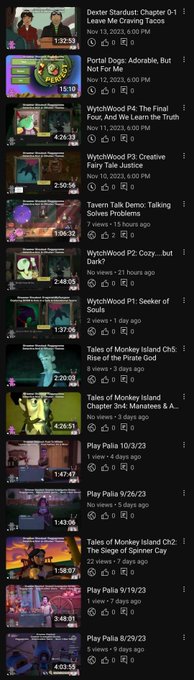 Man, I've sure uploaded a LOT to my YT recently- with even more to come in the next few days!!! (I don't<a href="/tag/ttfc2023"class="tags"><span>#ttfc2023</span></a>