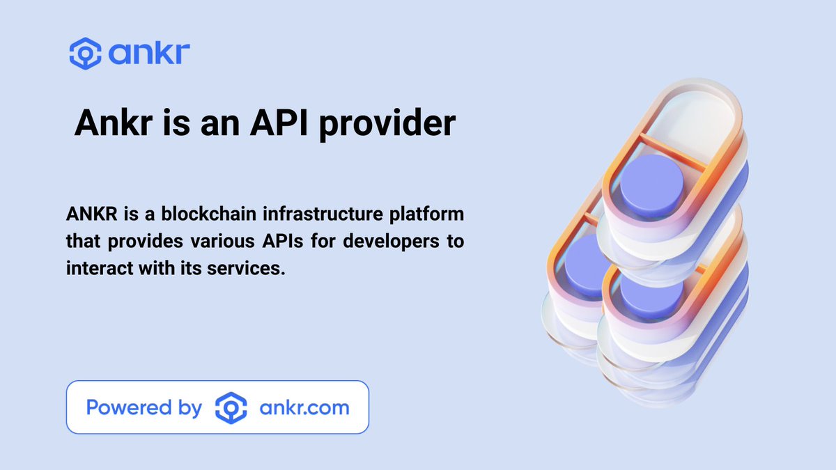 Webvince3's tweet photo. Ankr’s Advanced APIs empower developers to build and deploy decentralized applications on leading blockchains such as Binance Chain, Ethereum, Kusama, and Polkadot. #Ankr #AdvancedAPIs #DecentralizedApplications https://t.co/zXq7CGHNzs