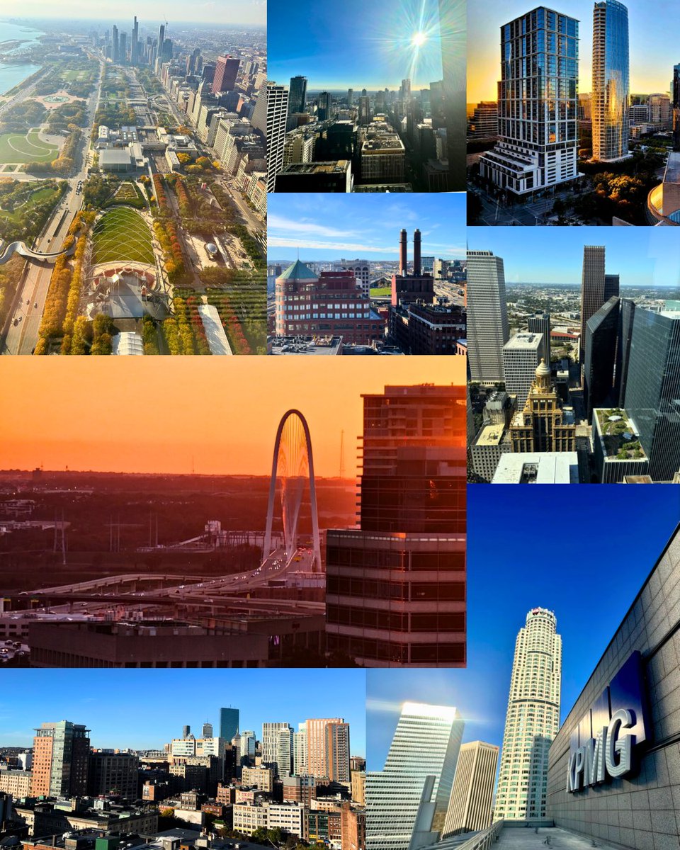 KPMG_US's tweet photo. Cityscapes with a touch of fall π. Take a peek at some of the best autumn views from our KPMG offices! #FallInTheCity #KPMGViews https://t.co/FvpxXDBbiA